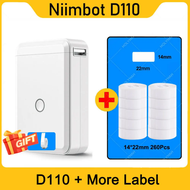 NiiMbot D110 Portable Label Maker Wireless Label Printer Tape Included Multiple Templates Available