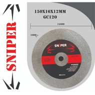 SNIPER 6" X 5/8" X 1/2" GC120 Silicon Carbide Grinding Wheels GC120