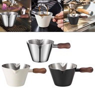 [Menolana] Espresso Measuring Cup Stainless Steel Compact Reusable with Scale 200ml Multifunctional 