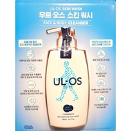 [UL·OS] Men's Skin Wash Face & Body Cleanser 500ml | All in One Wash for Men's Face & Body with Odor
