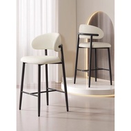 High Chair Household Light Luxury Iron Bar Chair Bar High Chair Nordic Bar Stool Front Desk Bar Stoo