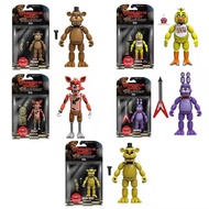 Fnaf FIVE NIGHTS AT FREDDY'S Action Figures BONNIE FOXY CHICA FREDDY ฟิกเกอร์ PVC ของเล่น ของขวัญ