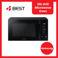 SAMSUNG Grill Microwave Oven with Healthy Grill Functions (30L) MG30T5018CK