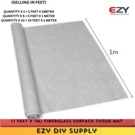 (1FEET X 1M) FIBERGLASS SURFACE TISSUE MAT