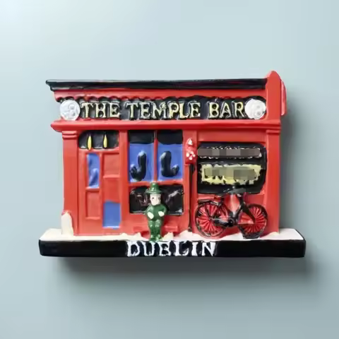 Ireland Fridge Stickers Dublin Travelling Souvenirs Sheep Gentel man Refrigerator Magnets Home Decor