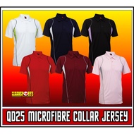 QD25 UNISEX OREN SPORT QUICKDRY MICROFIBRE COLLAR JERSEY/TSHIRT