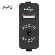 【zssyhtjjj.my】Car USB AUX In Plug Auxiliary Input Socket Adapter for  E81 E87 E90 F10 F12 E70 X4 X5 