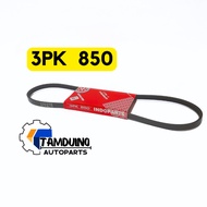 VAN BELT 3PK 850 POWER STEERING VIOS LIMO GEN 1 2003 - 2006 - VANBELT FANBELT FAN BELT PS 3PK850