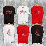 78th Indonesian Republic of Indonesia hut T-shirt - 78th Indonesian Independence Day T-shirt