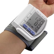 Digital Wrist Blood Pressure Monitor Smart Sphygmomanometer Tonometer Cuff Tensiometer Heart Rate Pu