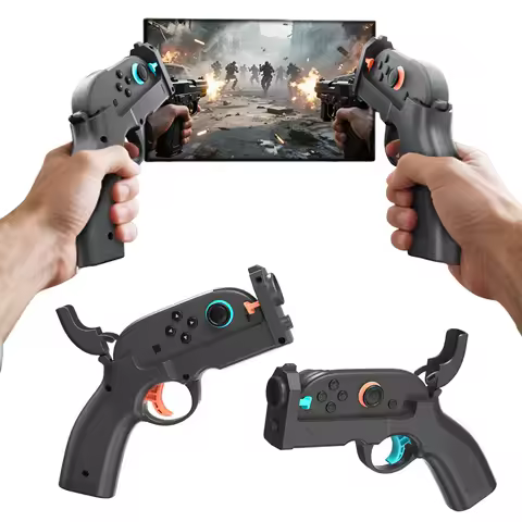 Shooting Gunstock Grip Small Handle Shooting Game Gun Stock Grip Hand Grip Motion Controller for Swi