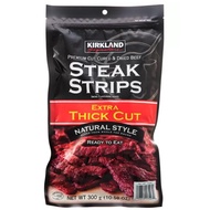 KIRKLAND SIGNATURE Beef Jerky Steak Strips, 300g Bulk Pack