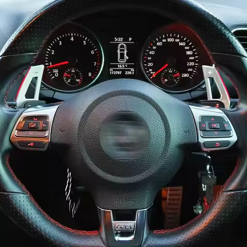 DSG Steering Wheel Paddle Extension Shift Cover For VW Golf 5 6 MK6 GTI R Jetta MK5 Passat B6 B7 CC