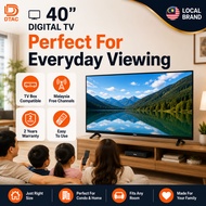 DTAC 40 Inch Televisyen Digital TV LED TV Astro Box Compatible NJOI CCTV TV Pintar Televisyen