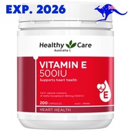 Best ! Healthy Care Vitamin E 500Iu 200 Capsules Vit 500 Iu Kapsul
