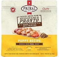 Primal Puppy Dog Food, Freeze Dried Dog Food, Pronto; Scoop & Serve, Complete & Balanced Meal; Also 