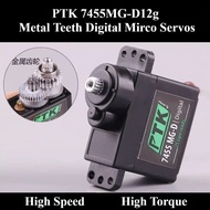 PTK 7455MG-D12g Metal Teeth Digital Mirco Servos High Speed High Torque for RC Drone Aircraft Access