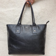 Tas Shoulder Bag Wanita J.Estina Hitam Kulit Asli Preloved