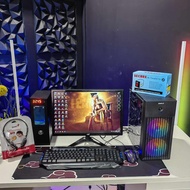 BRAND NEW SINGLE PISONET PACKAGE RYZEN 5 4650G 8GB RAM 256GB SSD 19'' WIDE MONITOR + ACCESORIES