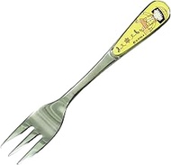 Chibi Maruko-chan CM41-851 35th Anniversary Stainless Steel Cake Fork, Yellow, 5.5 inches (14 cm), M