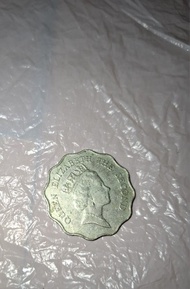 香港貳圓1988年 （女皇伊莉莎白二世大皇冠二元 港幣二元1988）香港舊版錢幣