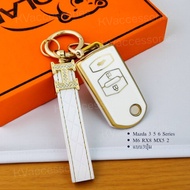 Mazda3 Atenza Axela Car Key Case 3-Button Type Folding Tpu Work