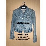 JACKET DENIM JEANS WOMEN PEREMPUAN PLUS SAIZ MURAH BORONG BUNDLE