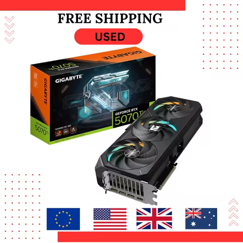 used GeForce RTX 5070 5070TI Gigabyte SFF 12G 2512 MHz 28 Gbps 16 GB GDDR7