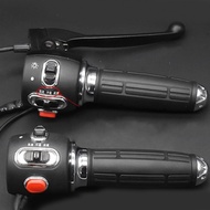 Adjustable 12V72V Scooter Speed Throttle for Electric Bike E Bike with Headlight