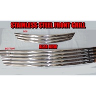 ALZA NEW 14-18 STAINLESS STEEL FRONT GRILL