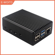 YINGRAN3 สำหรับ geeekpi Raspberry Pi 4กรณีอลูมิเนียม CNC พร้อมพัดลม heatsink สำหรับ Pi 4B