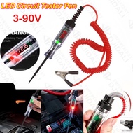 3-90V Digital Circuit Tester Pen Car Voltage Tester for Electrical Fuse Battery Truck Motorcycle 12V