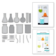 Spellbinders Laboratory Glassware Etched Dies