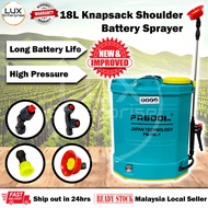 🔥READY STOCK🔥Ship Out In 24Hrs🔥 Upgraded Japan Battery Knapsack Shoulder Sprayer 20L Double Pump wit