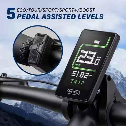 Bafang 3.4inch eBike Display DPC020 CAN Display 5 PIN Male for Ebike Mid Drive Motor LCD Screen with