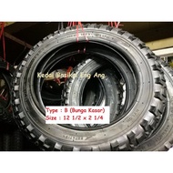 Tayar luar 12 1/2 x 2 1/4 , 12 1/2 X 1.75 12 1/2 x 21/4  untuk basikal
