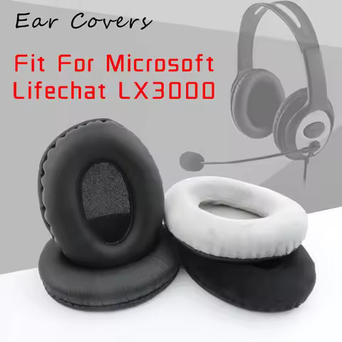 Ear Pads For Microsoft Lifechat LX3000 LX-3000 Headphone Mic Cover Earpads Replacement Headset Ear P