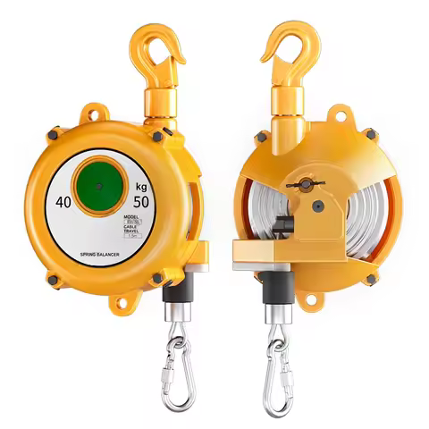 Spring Suspension Balancer Retractable Tool Balancer 30-80KG with Safety Hook Industrial Spring Bala
