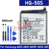 HQ-50S Mobile Phone Battery For Samsung A02S A03S A03 M02S M025 F02s A025 5000mAh Mobile Phone Repla