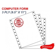 Computer Form 3ply NCR (W/W/W) 9.5 x 11 (250Fans)