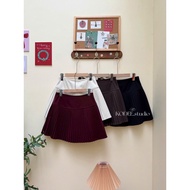 Small pleated A-line skirt - C920