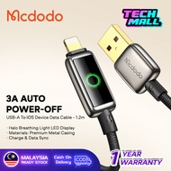 Mcdodo CA659/CA665/CA667/CA668 Auto Power Off With Breathing Light LED Display Cable 1.2M