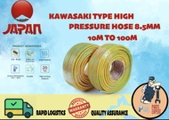 Kawasaki Type High Pressure Washer Hose Carwash 8.5mm Hose 3PLY 5Layer 100M