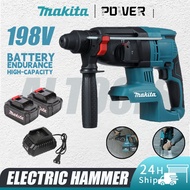 Makita 198V Demolition Electric Hammer Chipping Hammer Electric Drill Chipping Gun High Power Concrete Breaker