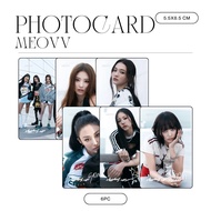 HOLOGRAM PHOTOCARD MEOVV HANDS UP 6 PCS KPOP UNOFFICIAL GAWON ANNA SOOOIN NARIN ELLA