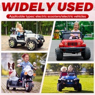 【VVL】-ChildrenS Electric Car Inflatable Tires KidS Electric Tricycle Rubber Wheels ChildrenS Car Tir