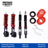 PREMIUM P6 Nissan Teana J32 High Low Soft Hard 32 Steps Adjustable Shock with Front & Rear Mount