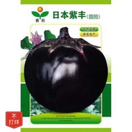 現貨 批發日本紫豐圓茄種子 種籽高產抗病茄子種子 種籽黑亮黑茄子圓茄hxmm