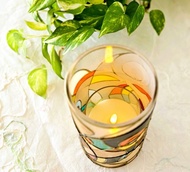 系列 Marco Polo 花瓶和 LED 蠟燭