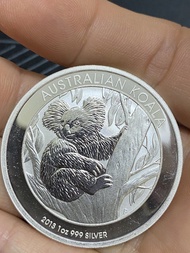 lpm👍1oz 💯999 ❤️澳洲 2013年koala 澳洲無尾熊銀幣